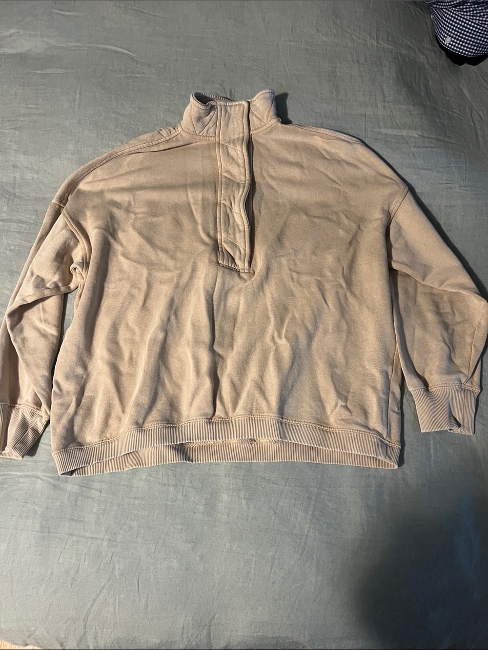 Aerie Getaway Quarter Snap Sweatshirt